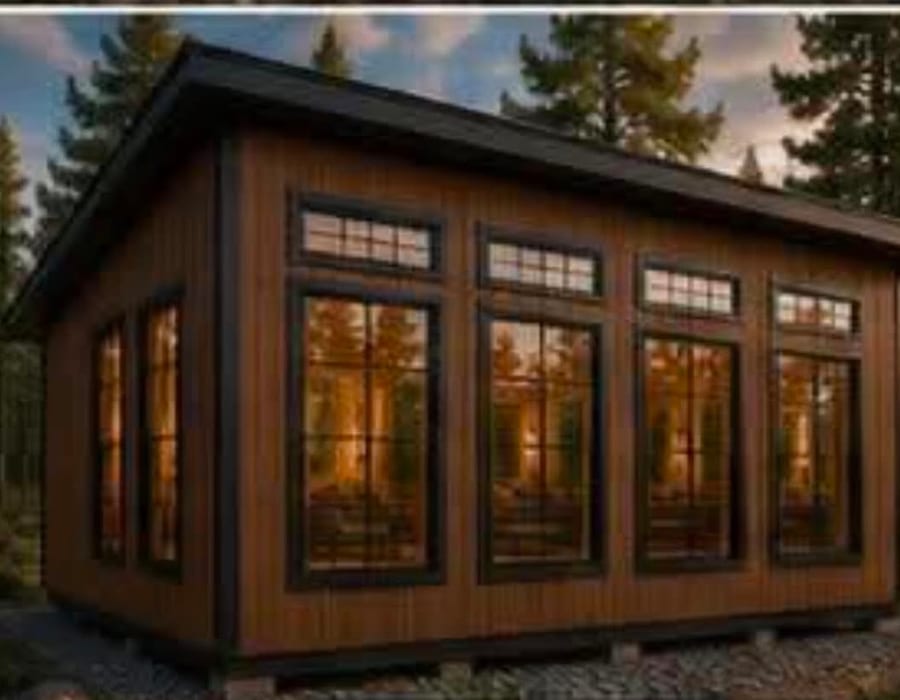 Custom wood building construction